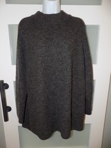 For The Republic Gray Wool Blend LS Turtleneck Sweater Size XL Women&#39;s - £25.84 GBP