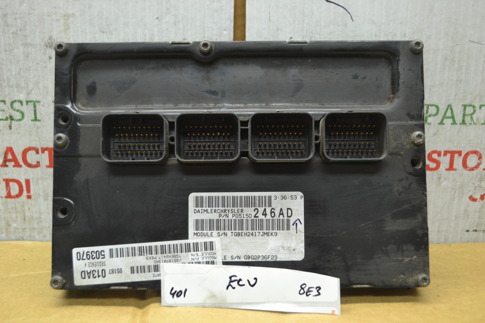 2008-2010 Dodge Charger Engine Control Unit ECU P05150246AD Module 401-8E3 - $37.02