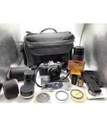 Canon AE-1  Canon Lens Mega Bundle Manual Case Extra Lens filters - €111,54 EUR