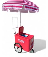 PALETA PUSH CART BRANDING NEW 2024 CART BEVERAGES COOLER CART POPSICLES ... - $3,325.00