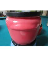 Vintage Owens Illinois Glass 4 Jar Storage CONTAINERS COVER PLASTIC BLACK  - $1,204.08 MXN