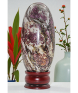 A+ Rosa EUDIALYTE Kristall Quarz Heilung Reiki Energie Stein Dekor Linga... - $246.10