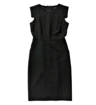 NWT J.Crew Resume Sheath in Black Italian Stretch Wool Dress 14 $228 - £79.93 GBP