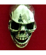 Sexy Sterling Silver SKULL PENDANT by Star Knights. Heavy 3-D Design BUY... - £83.93 GBP