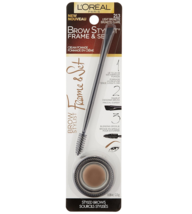 L&#39;oreal Brow Stylist Frame &amp; Set Cream Pomade #213 Light Brunette - $10.83