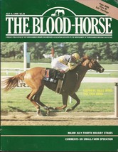 1988 - July 9th Issue of  Blood Horse Magazine - GOOD BYE HALO on the cover - £14.37 GBP