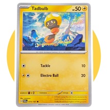 Twilight Masquerade Pokemon Card (YY43): Tadbulb 073/167 - £1.48 GBP