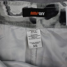 Amplify Shorts Mens XL Gray Drawstring Skull Flat Front Pull On Bottoms - $25.72