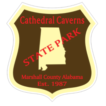 3&quot; cathedral caverns state park alabama bumper sticker decal usa made - £21.15 GBP