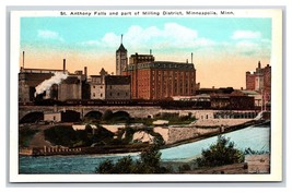 St Anthony Falls Milling District Minneapolis Minnesota MN UNP WB Postcard W6 - £2.29 GBP