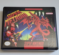 Super Metroid Case Only Super Nintendo Snes Box Best Quality Available - £10.19 GBP