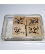 Stampin Up 2002 Seasonal Birds In Plastic Hinged Box NOS Unused - £8.75 GBP