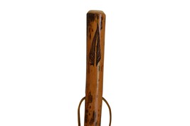 Feather Carving on Walking Stick, Staff, walkingstick, Kiln Dried, Treck... - £51.93 GBP