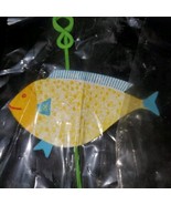 1 Fish Garden Stake Marker Green  Yellow, &amp; Light Blue  With Dark Yellow... - £5.21 GBP