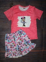 NEW Boutique Minnie Mouse Girls Shorts Outfit Set - £4.39 GBP+