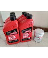 6 Motorcraft Motor Oil SAE 5W20 Syn Blend + FORD ENGINE OIL FILTER - $134.33 CAD