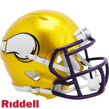 Minnesota Vikings Flash Alternate Riddell Replica Mini Speed Helmet - NFL - £30.52 GBP