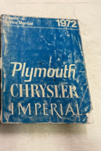 1972 Chrysler Plymouth Imperial Chassis Service Shop Repair Manual OEM Worn - £47.74 GBP