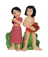 Walt Disney&#39;s The Jungle Book Mowgli and Shanti Salt and Pepper Shakers ... - £22.85 GBP