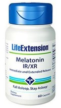 MAKE OFFER! 3 Pack Life Extension Melatonin IR/XR 1.5 mg Natural Sleep Insomnia image 2