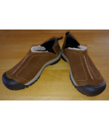 KEEN LADIES? BROWN PULL-ON MOCS W/PILE LINING-11W-#0105088-WORN COUPLE T... - £35.25 GBP