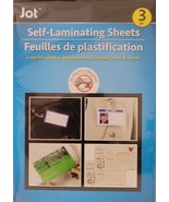 Self-Sealing Laminating Sheets Laminate 4.5 x 6.5 Inches 3 Sheets/Pk S21 - £2.32 GBP