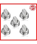 Replacement Gas Stove Knobs WB03x24818 - 5 Pack Stainless Steel for GE M... - $968.04 MXN