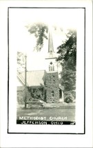 RPPC Jefferson Ohio OH Methodist Church UNP Postcard T19 - £27.11 GBP