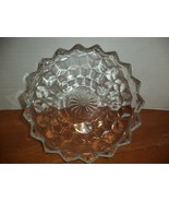Fostoria American Pattern Dish W/ 3 Legs - $280.22 MXN
