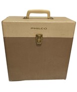 VINTAGE PHILCO 78RPM 12” LP RECORD CARRYING CASE - Strong, Wooden, w/Handle - $71.06