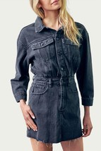 Fore Denim Raw-Edge Mini Dress for Women - £41.25 GBP