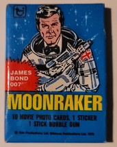 1979 Topps Moonraker James Bond 007 Trading Cards Unopened Wax Pack - £6.00 GBP