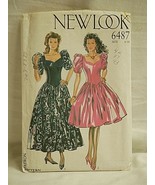 New Look 6487 Sewing Pattern Sizes 6 - 18 Seven Sizes in One Dress - £5.40 GBP