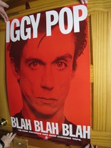 Iggy Pop Poster Blah Red Face Shot The Stooges - £134.62 GBP