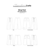 Wrap Pant PDF Sewing Pattern - Adult XS - XXL - £6.77 GBP