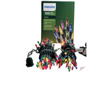 Philips 100 Multi Mini Lights Indoor/Outdoor 20.6ft-Green Wire - £17.73 GBP