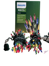 Philips 100 Multi Mini Lights Indoor/Outdoor 20.6ft-Green Wire - $22.62