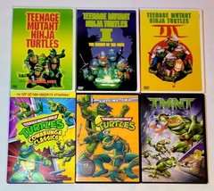 Teenage Mutant Ninja Turtles 1-3, Cowabunga Classics, TMNT &amp; Volume Two DVD Lot  - £14.49 GBP