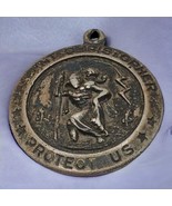 Vintage St. Christopher&#39;s Medal, Sterling Silver - $45.00