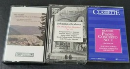 Brahms symphony in C Minor, Ein Deutsches Requiem, Piano Concerto No. 2 Tapes - £25.29 GBP