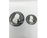 Lot Of (2) Torists International S.S. Pin Pinbacks 2.5&quot; 1.75&quot; - $24.74