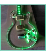 Acrylic LED Multi or One Color Rock n Roll Electric Guitar Clear Classic Body  - $987.95
