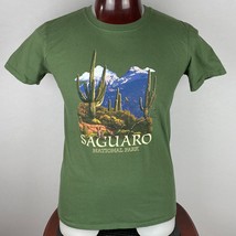 Saguaro National Park T-Shirt Mens Green Cactus Mountains Desert  Short ... - $35.99