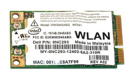 Dell Latitude WiFi Card D620 D630 D520 Intel 3945 WLAN 802.11a/b/g  P/N:... - $5.99