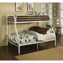Tritan White  Twin over Full Bunk Bed for Kid Room - $582.14