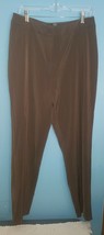 Additions by Chico&#39;s Brown Socialite Downtown Slim Ankle Pants Size 2 NWT Large  - £27.64 GBP