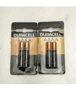 Lot of 2 Duracell CopperTop AAAA 1.5V Alkaline Electronics Batteries 2/Pack - $21.00 CAD