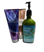 LOT BATH &amp;BODY Works Lotion Stress Relief Cedarwood SAGE Secret Pure Won... - $39.95