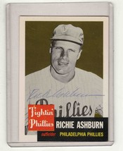 Richie Ashburn 1953 Topps Archives Autograph Card #311 Phillies - £101.23 GBP