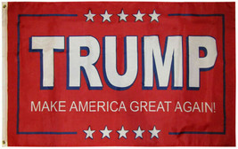 2x3 Trump Make America Great Again! Red 2020 Rough Tex Flag 2'X3' Grommets MAGA - $17.76